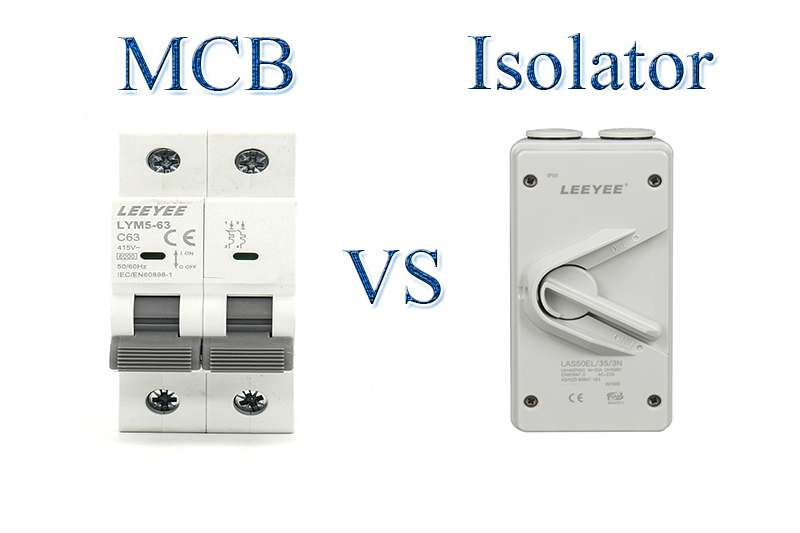 MCB VS ISOLATOR